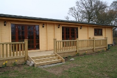 3 Bed Transportable Log Chalets