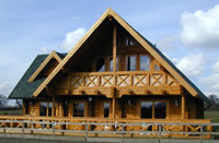 Custom Built Residential Log Cabins Uk Bespoke Log Cabin Designs